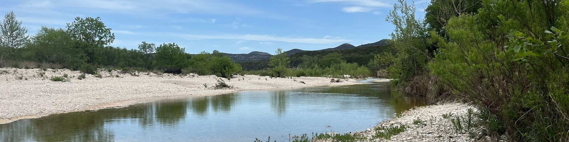 Nueces River in Barksdale Texas