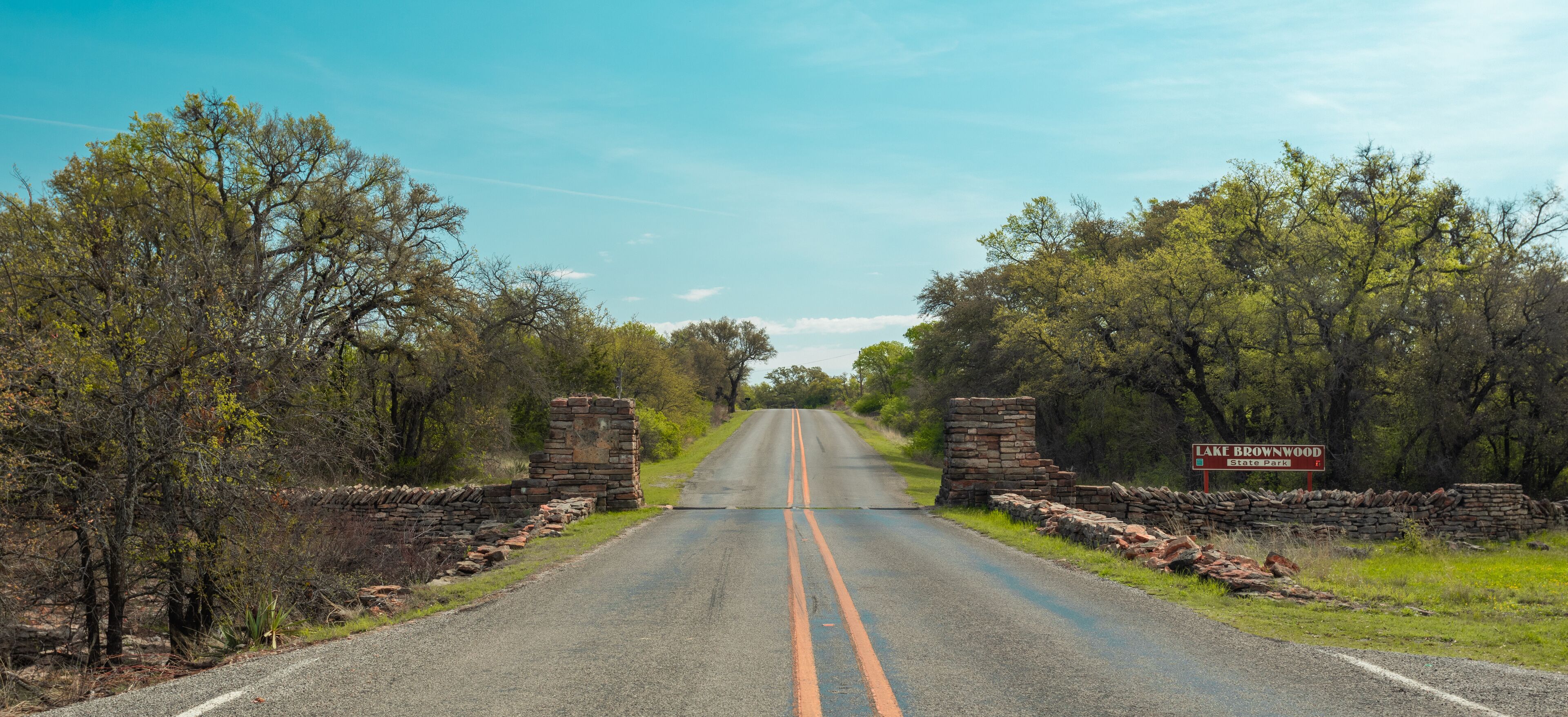 Lake state park, Brownwood Texas, nature landscape
