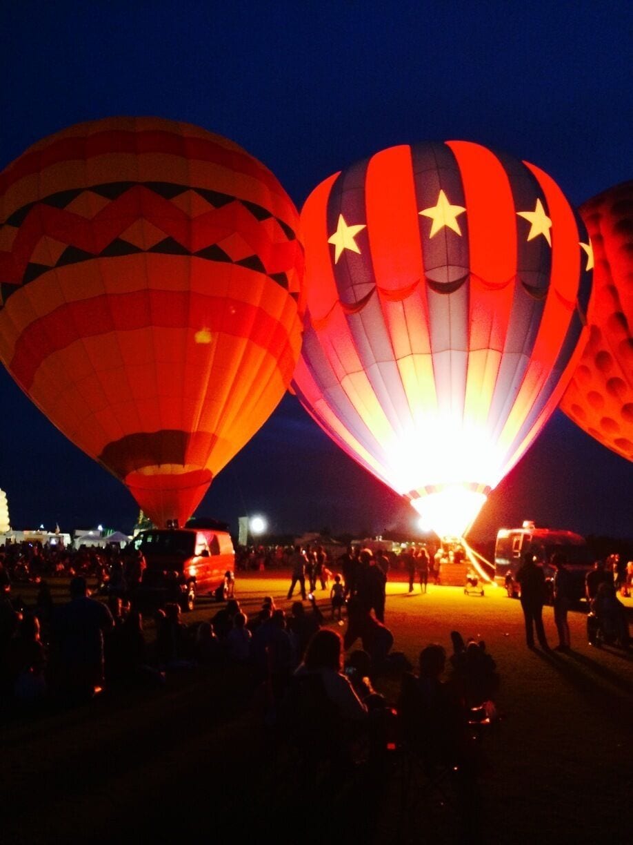 The Celina Balloon Festival The Old Celina Park  at Celina , Texas from September 12-14'th 2014.  Vibrantly patterned balloons glow and undulate as propane burners pump them with hot air.  This festival also has a live band, carnival rides, food, fun and frolic. Pristine cars and trucks made as early as the 1930's shine at the classic car show. Entrance fee is $5 per person for a one day entry pass. Not to be missed!!!
#colorful
