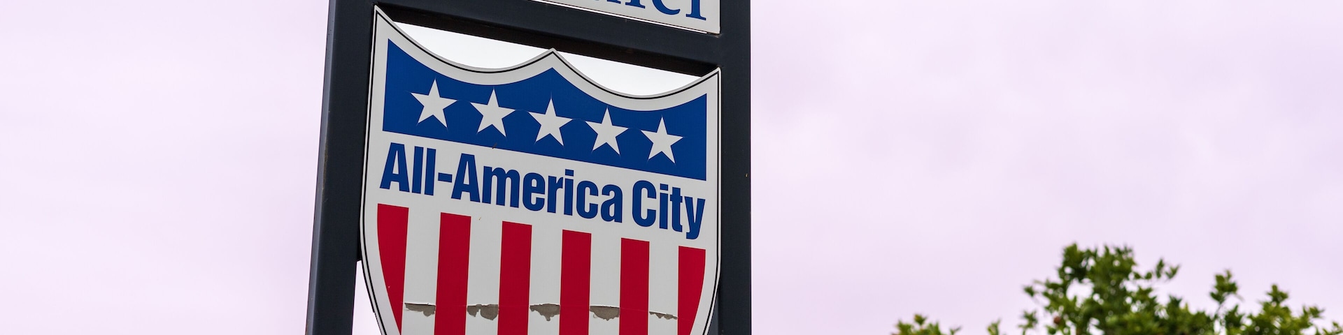 Welcome to Chandler Arizona Street Sign overcast clouds during monsoon