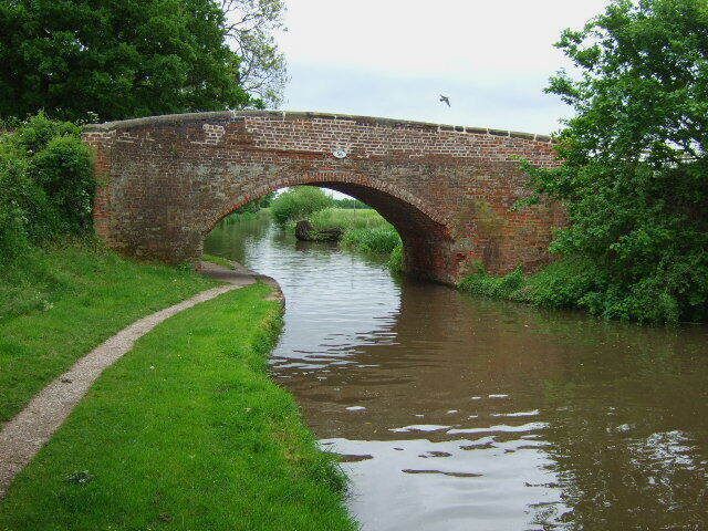 Canal bridge. The bridge over the canal at Tuppenhurst.