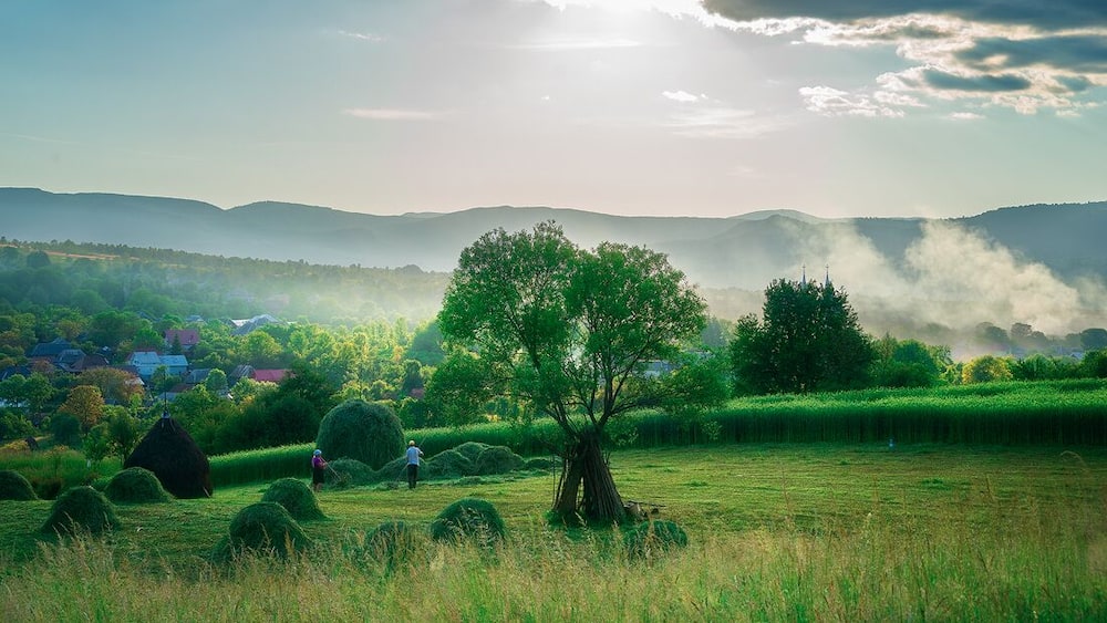 Breb, Maramures County is famed for its farms and wooden church. #green
I spent month in this village, read more: http://www.alwayswanderlust.com/a-month-in-breb-maramures-romania/