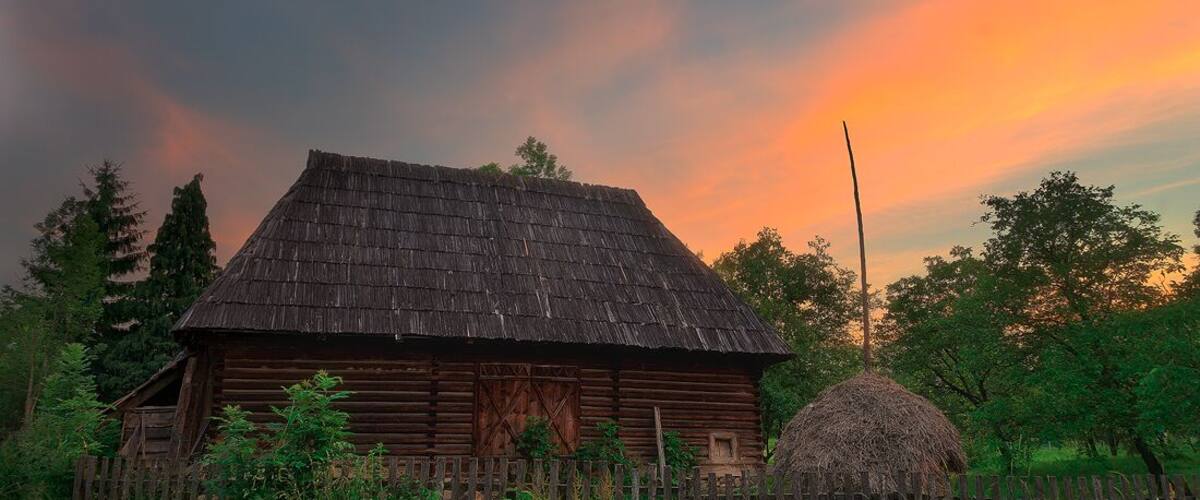 Traditional Maramures Cabin.