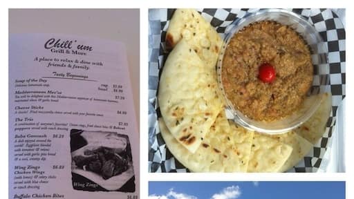 Indian, Mediterranean, and American food tucked away in Hallsville. Try the baba ganoush!