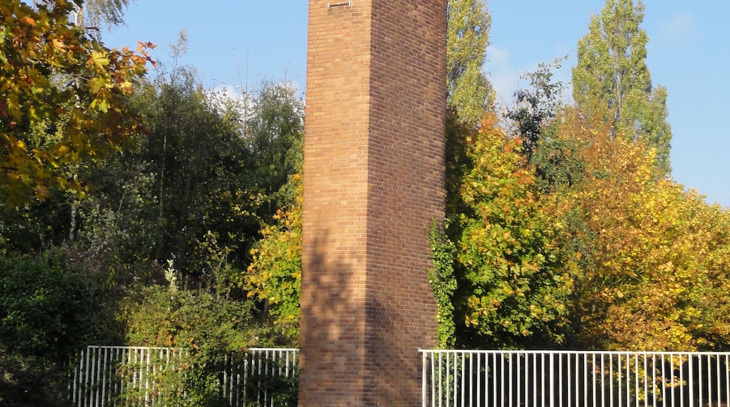 Centrale thermique de Courrières de la Compagnie des mines de Courrières dans le bassin minier du Nord-Pas-de-Calais, Courrières, Pas-de-Calais, Nord-Pas-de-Calais, France.