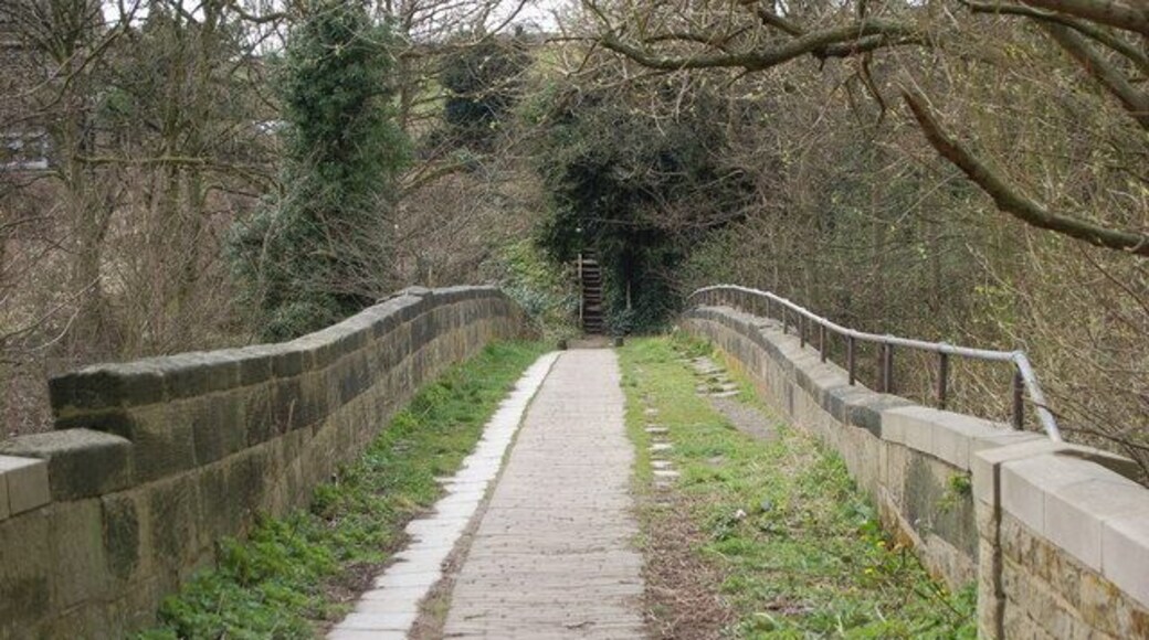 Pack Horse Bridge, Calverley Across the River Aire.