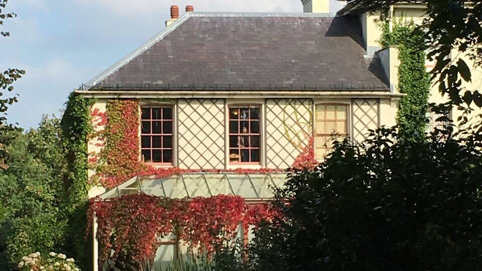 From the rear garden at Down House #lifeatexpedia