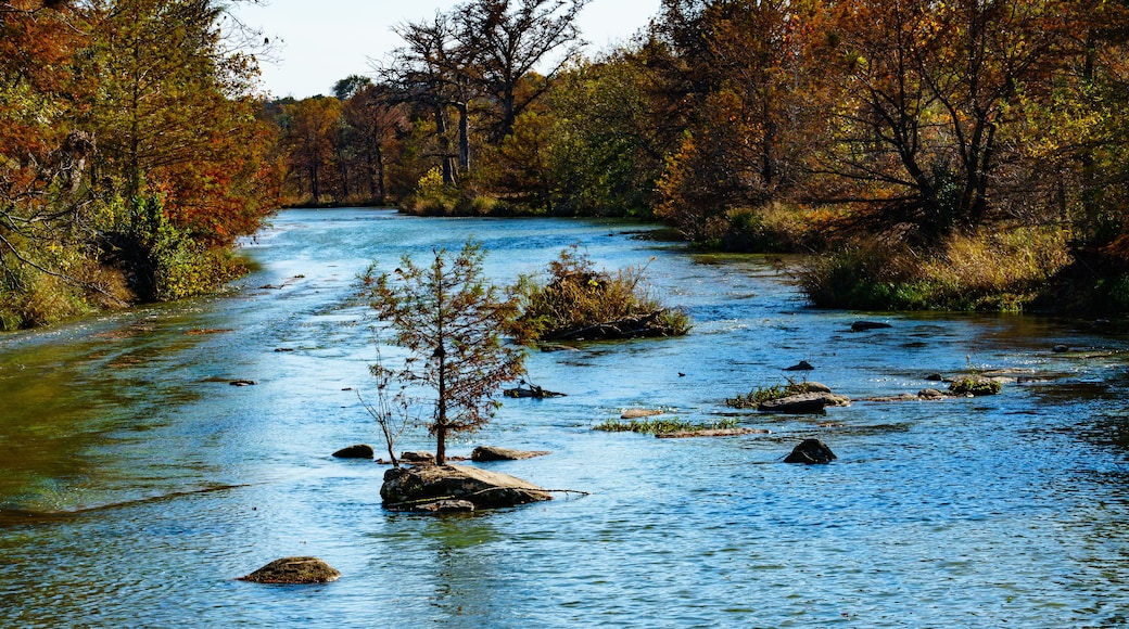 Guadalupe River Trail in Kerrville, Texas during Fall