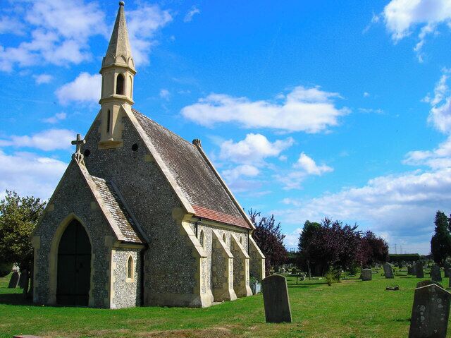 Chapel, Westbourne Cemetery. Built in the 19th century as an extension to Westbourne Church's burial ground and to cater for the growing population in the parish.