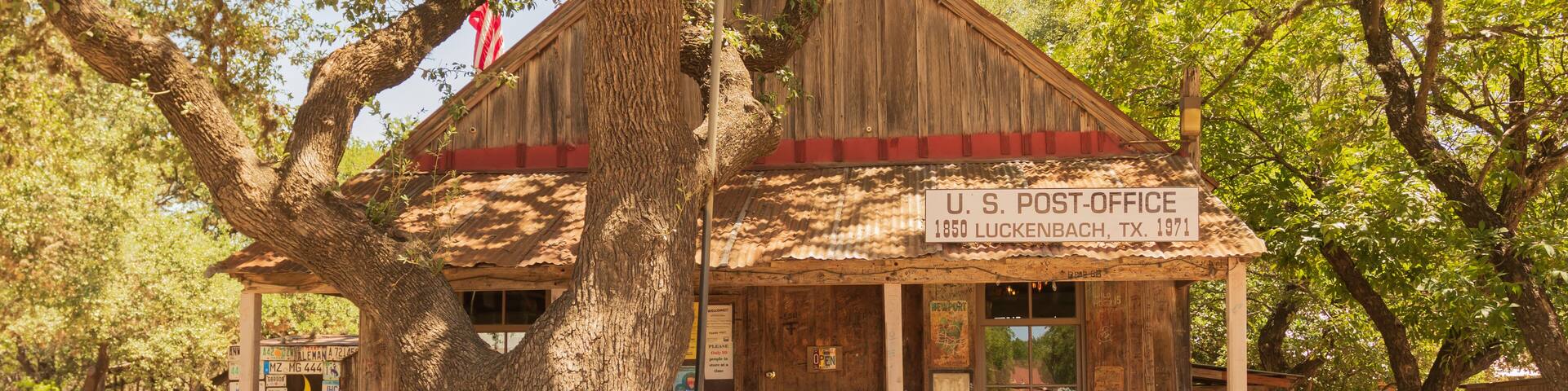 old Post Office in Lukenbach Texas