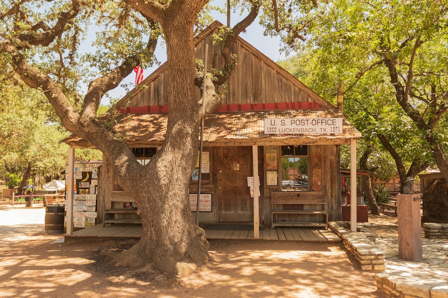 old Post Office in Lukenbach Texas