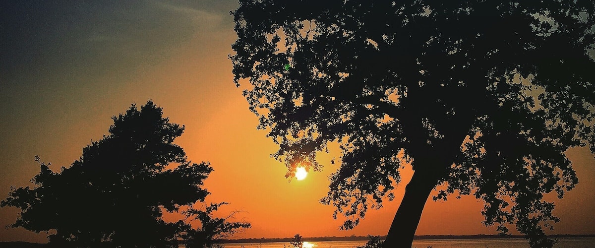 Heavy rains flood the boat launch in Oak Point, TX #SpringFun