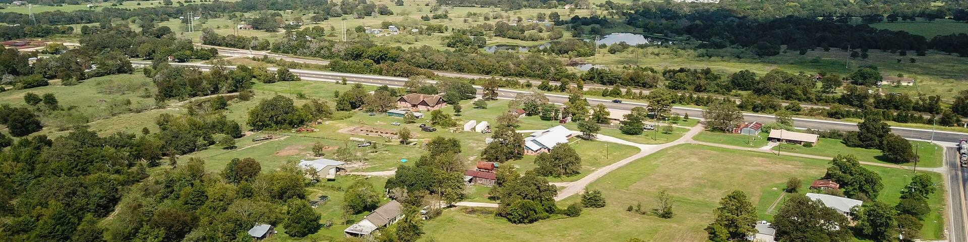 Small Town of Sommerville, and Lyons, Texas in Between Austin and Houston