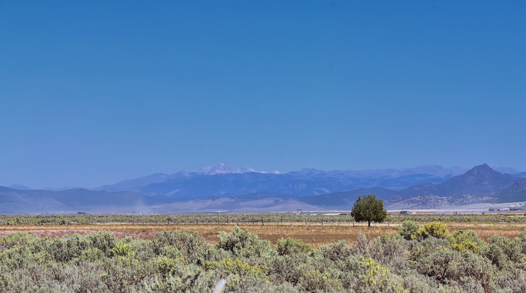 Utah Rocky Mountain Wasatch Panoramic Landscapes by Fishlake National Forest, along Interstate 15 I-15, through Holden, Fillmore, Beaver, Scipio and Parowan Utah, USA.