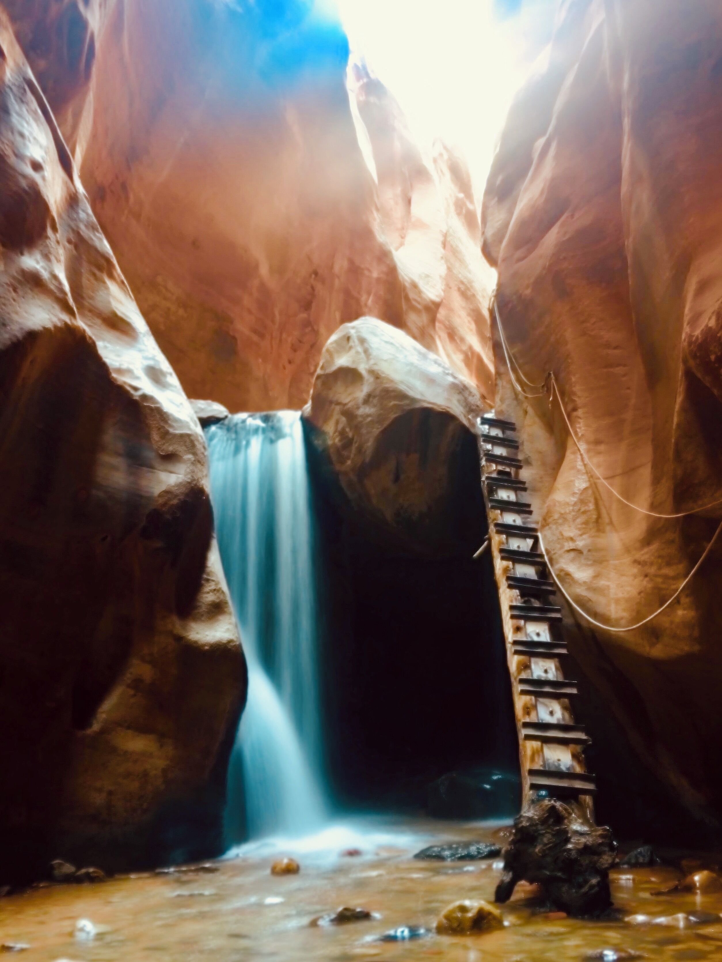 One of my all time favorite hiking spots in Utah. There are several river crossings to get here and ladders to climb. I always feel like I stepped into an Indiana Jones set when I come here!
#adventure