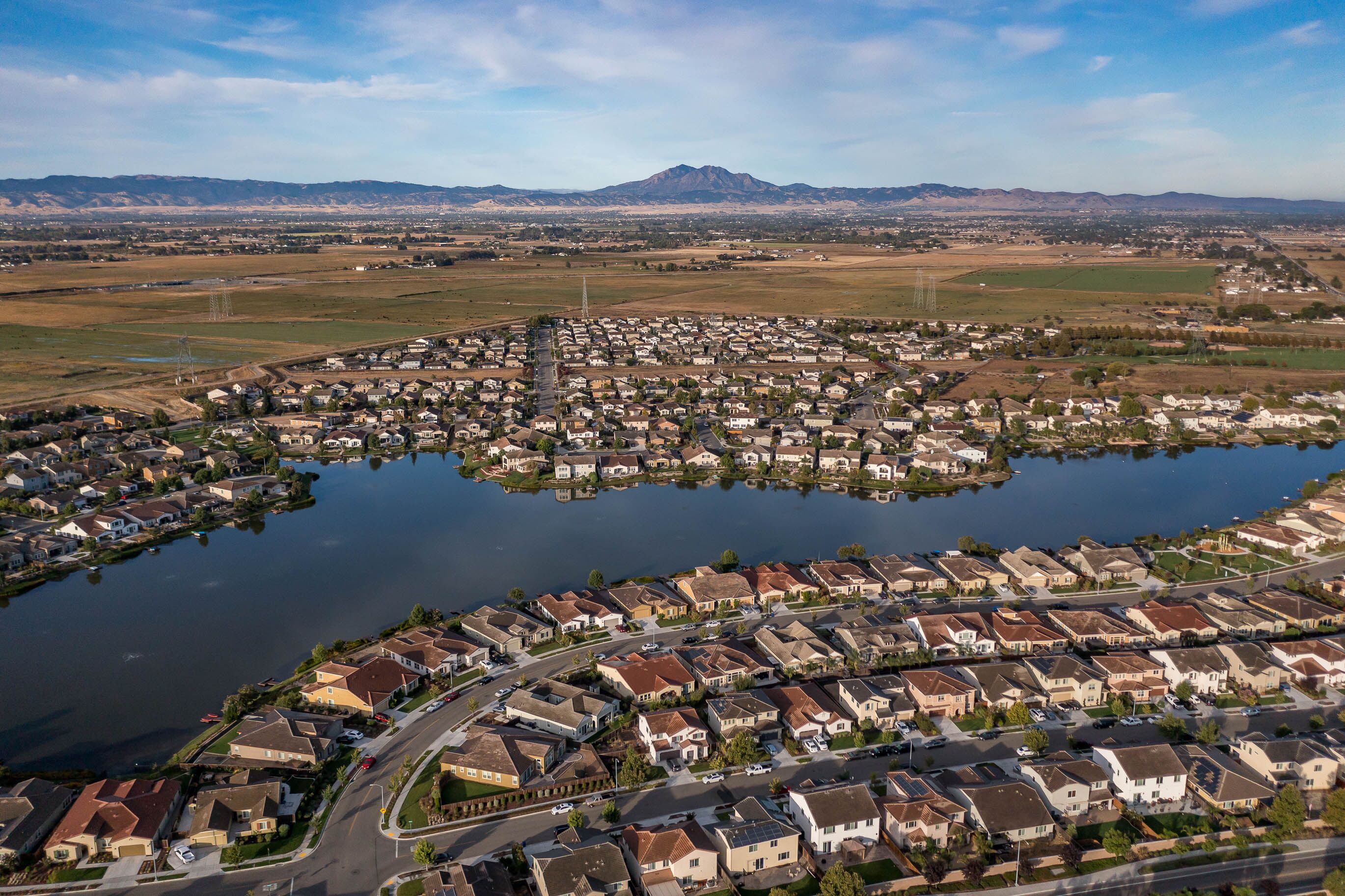 Breathtaking drone imagery captures the idyllic Summer Lake community in Oakley