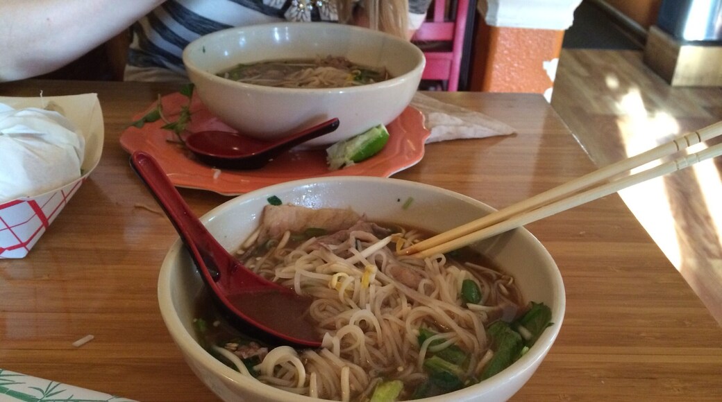 Oh Mai oh my! Oh Mai is hands down the best Vietnamese restaurant in Salt Lake City. Split a Pho and a sandwich with a friend. Unbelievable cheap prices as well.