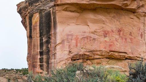 Fremont petroglyphs in Sego Canyon, Thompson Springs, Grand County, Utah, Usa, America