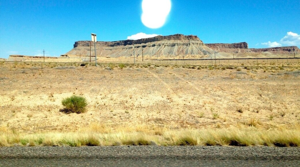 This was view we saw from the road. I couldn't believe the perfect cloud above!
