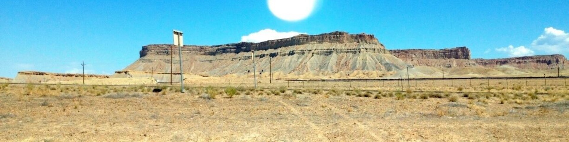 This was view we saw from the road. I couldn't believe the perfect cloud above!
