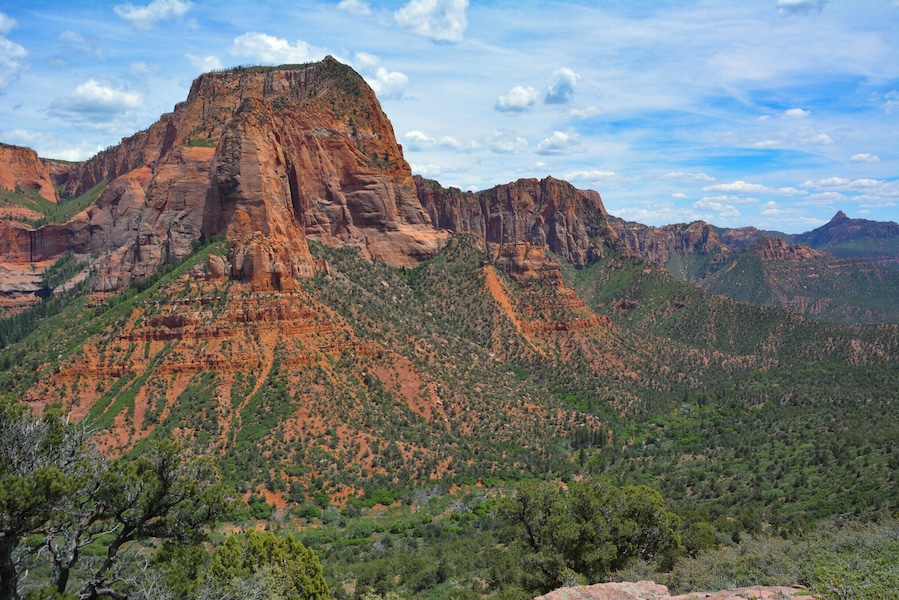 The Kolob Canyon Area of Zion National Park is beautiful and much less crowded than the main section of the park next door. #Takeahike