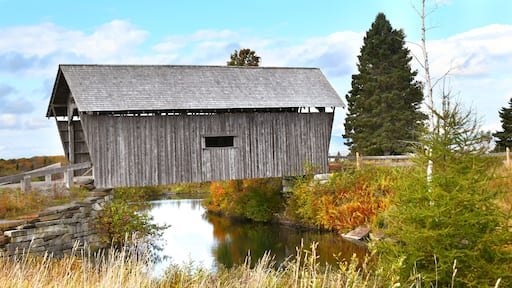 Historic Foster Covered Bridge in Cabot
