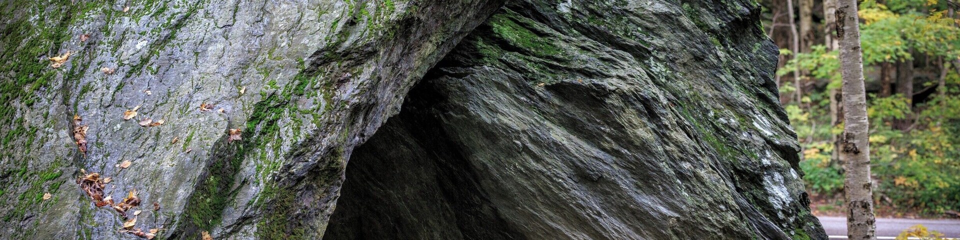 Rock outcrop near Smugglers Notch