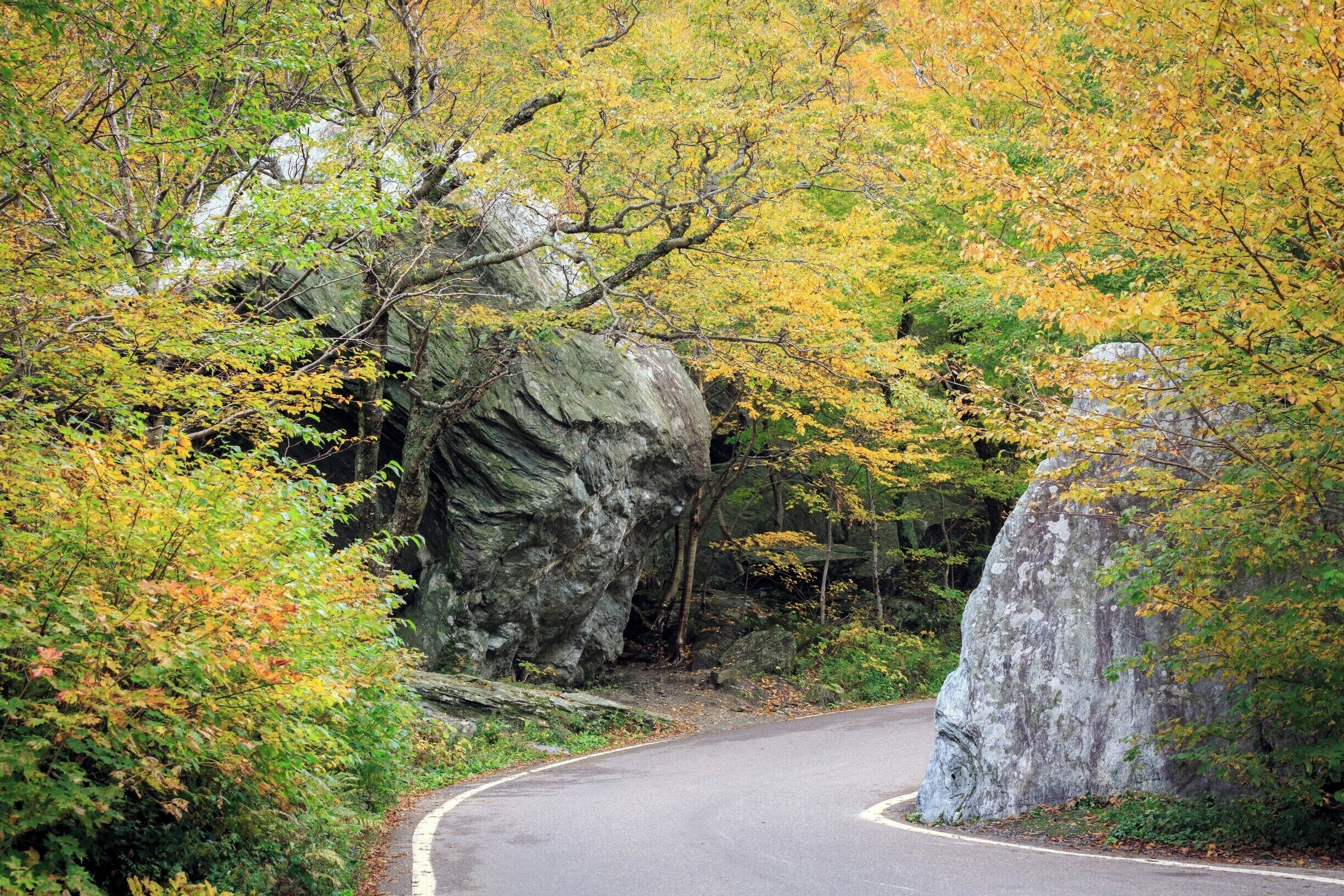A beautiful fall day in October. 