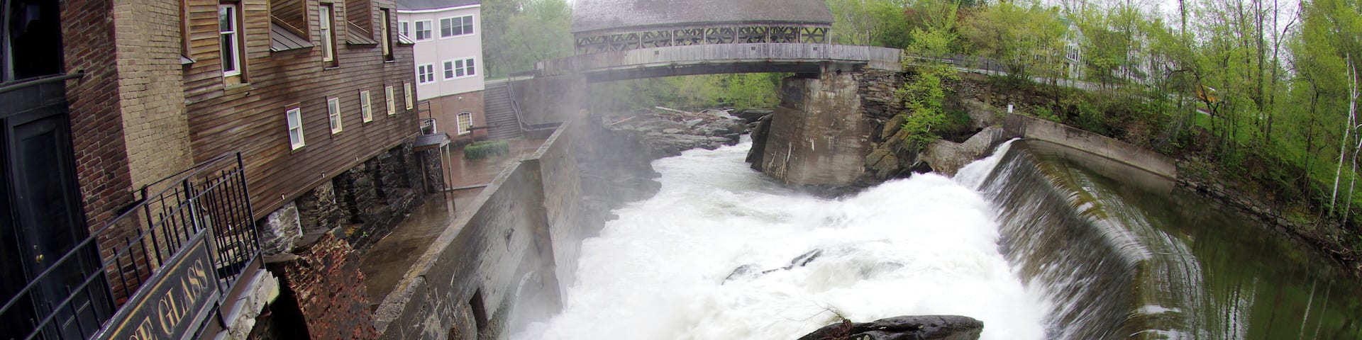 Simon picked this spot f[r the power that was generated by the force of the water. #OnTheRoad