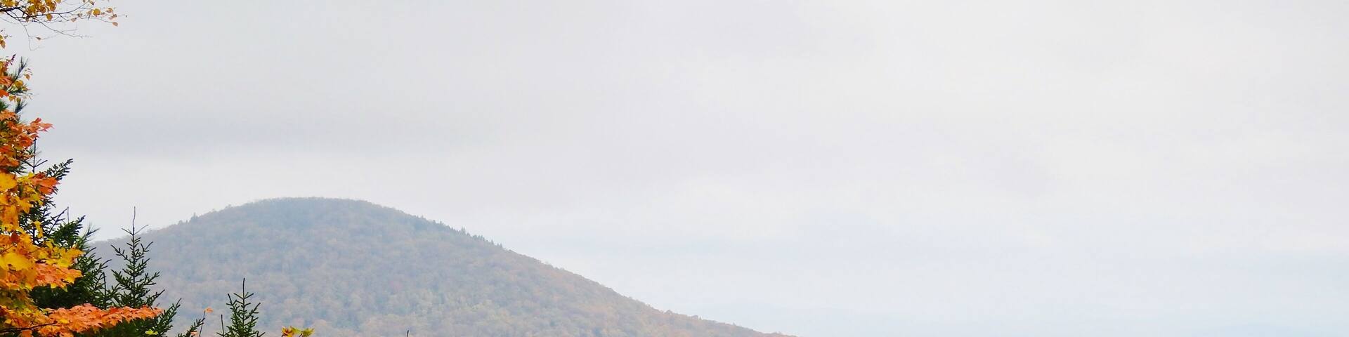 Owlshead Mt. Trail looking towards Kettle Pond. Perhaps a peak day for foliage. Oct. 9th, 2018.