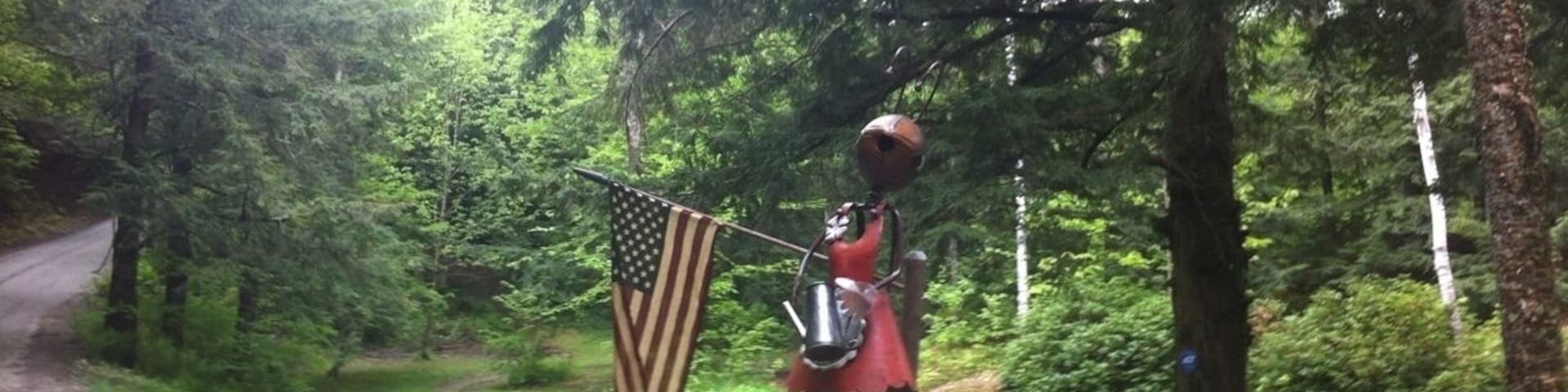 On the way to the top of Johnson Hill Road