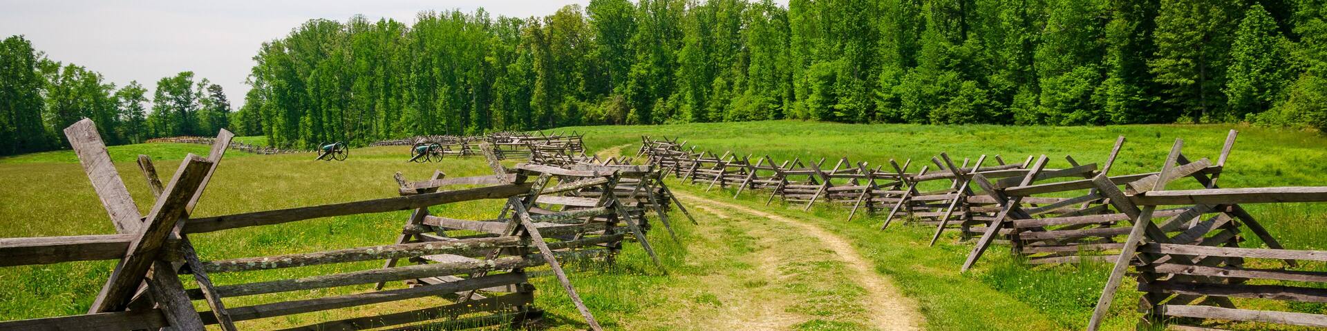 The Richmond National Battlefield Park commemorating 13 American Civil War sites around Richmond, Virginia