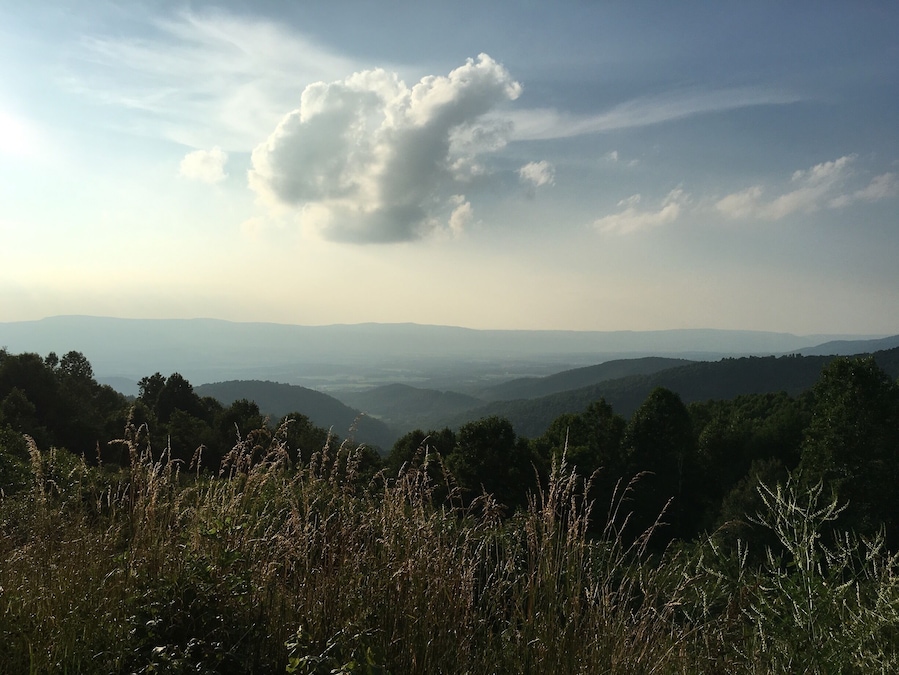 Cruising Skyline Drive Shenondoa National Park yesterday!