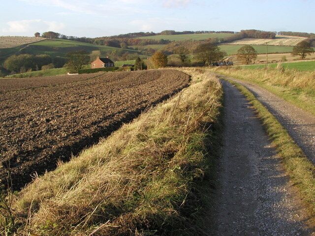 South east of Great Givendale, East Riding of Yorkshire, England.
