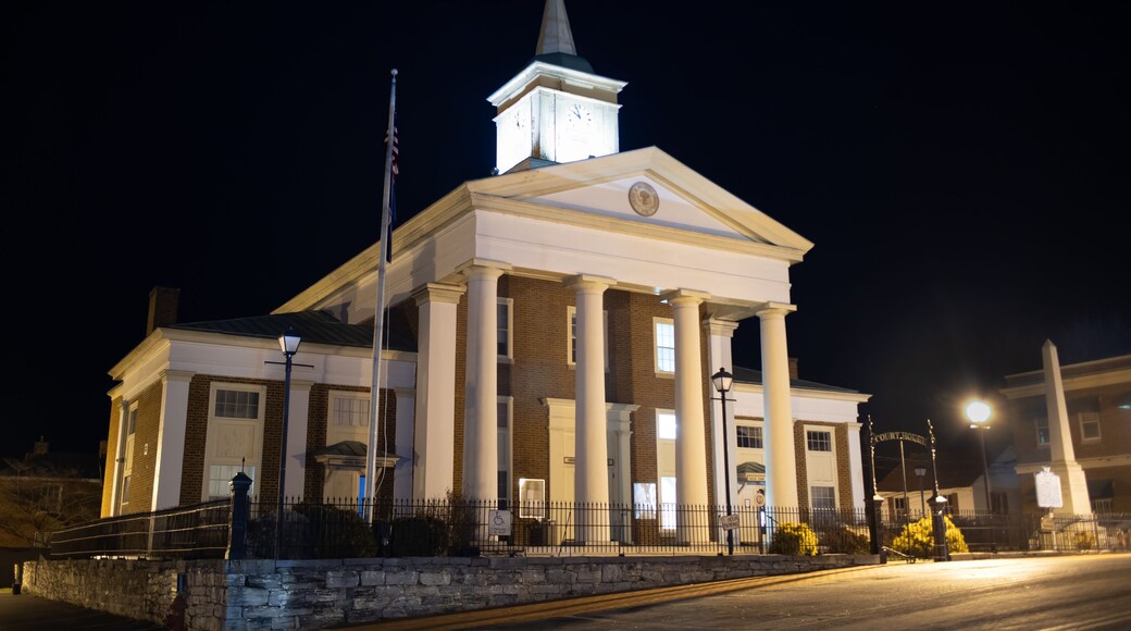 Botetourt County Courthouse at Night