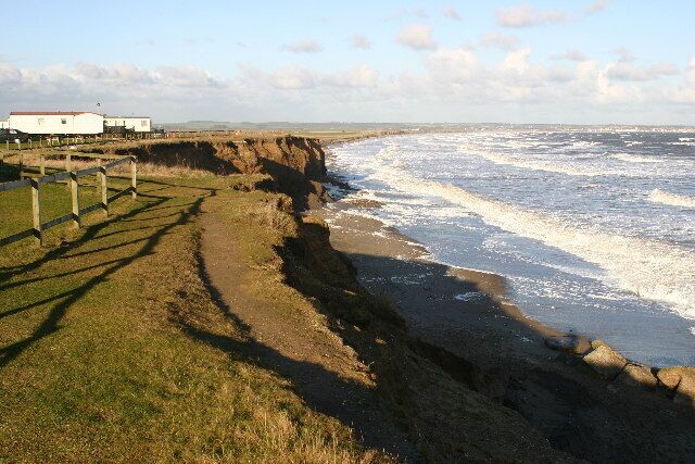 Barmston Sands, Barmston, East Riding of Yorkshire, England. Looking N from position