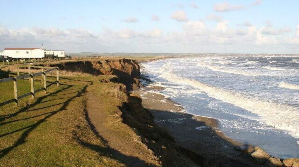 Barmston Sands, Barmston, East Riding of Yorkshire, England. Looking N from position