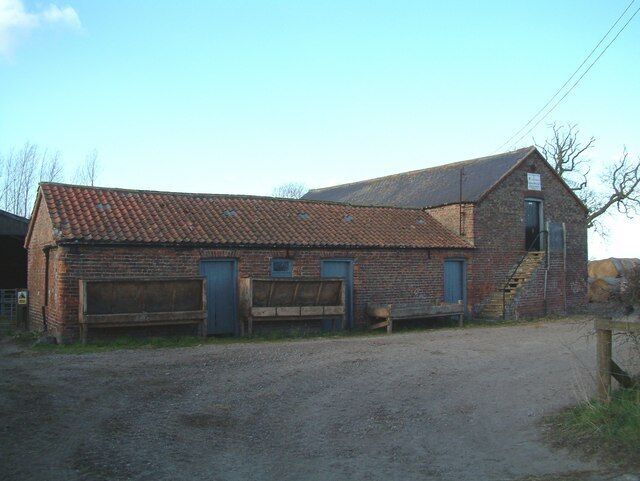 Farm Buildings, Fraisthorpe, East Riding of Yorkshire, England.