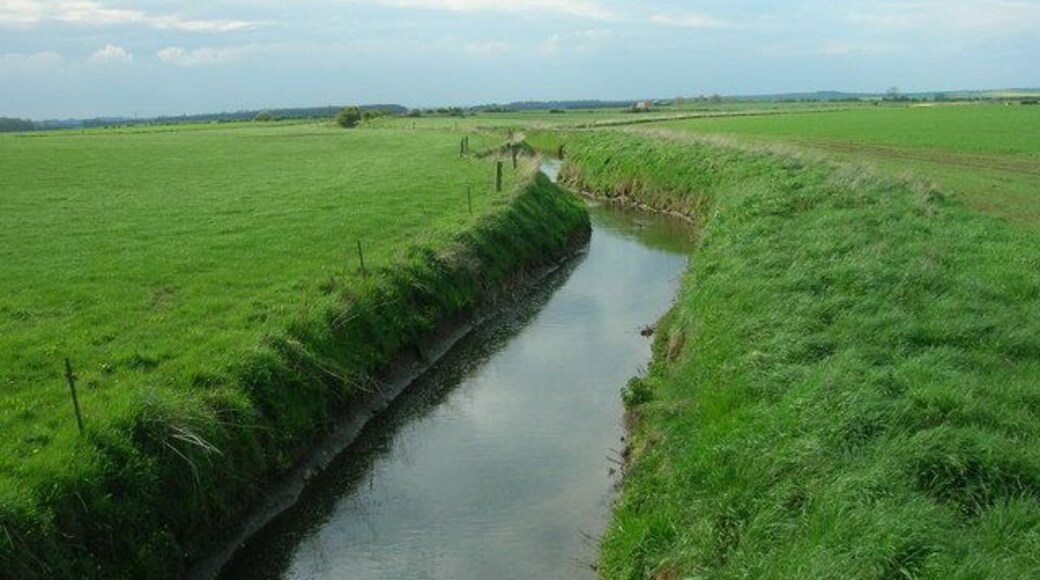 The Earl's Dike, Fraisthorpe, East Riding of Yorkshire, England.