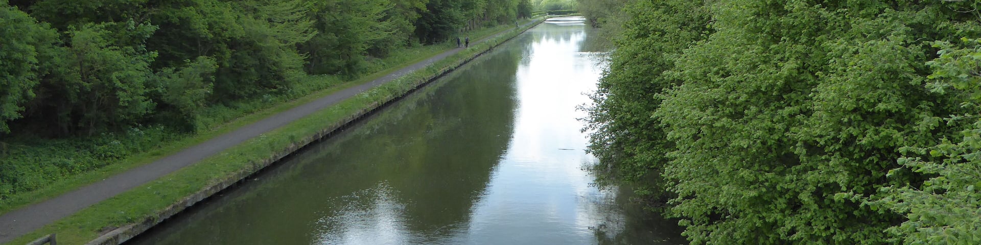 La Scarpe dans le Parc naturel régional Scarpe-Escaut autour de Marchiennes.- Nord (département français)