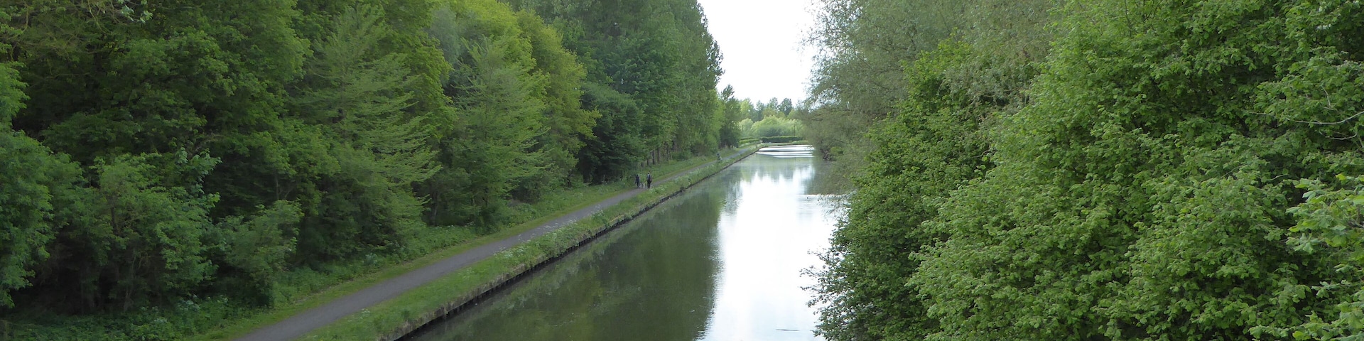 La Scarpe dans le Parc naturel régional Scarpe-Escaut autour de Marchiennes.- Nord (département français)