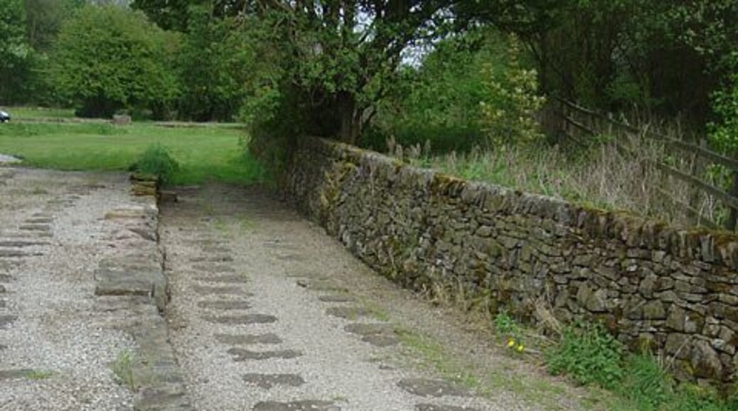 Stone sleepers at Bugsworth basin Bugsworth basin was the interchange between the Peak Forest Tramway and the Peak Forest Canal. Restoration work has exposed significant numbers of these stone sleepers which clearly indicate the lines of the tramway. The tramway was horse worked until closure in the 1920s. The main traffic was limestone from the quarries in the Peak Forest area near Buxton.