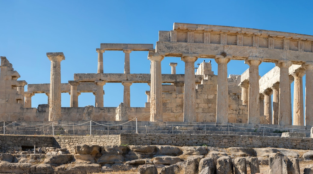 Aphaia temple in Egina island in Greece