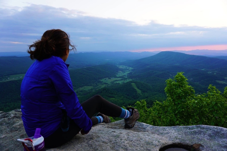 Sick in bed... rather #TakeAHike #McAfeesKnob