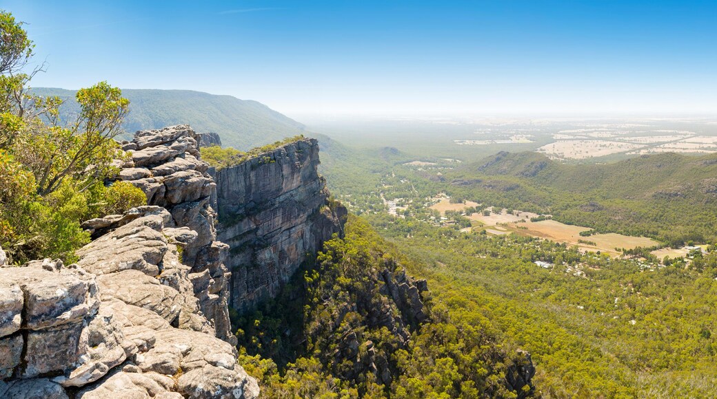 Panorama of Halls Gap in the Grampians National Park, Victoria, Australia