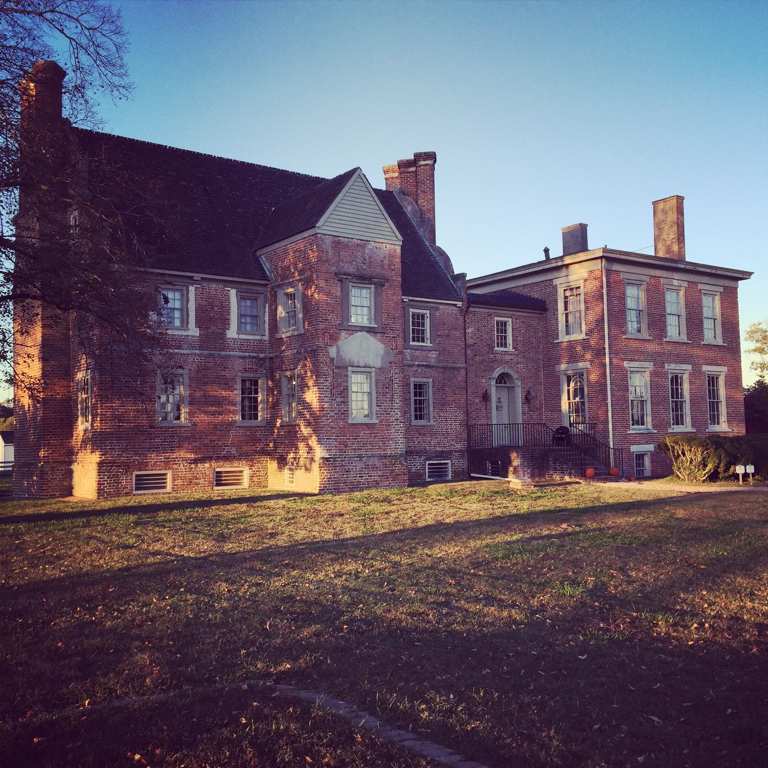 Ghost tour at Bacon's Castle in Surry VA. 