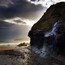 Dramatic evening light on the southern tip of the Llyn Peninsula, North Wales