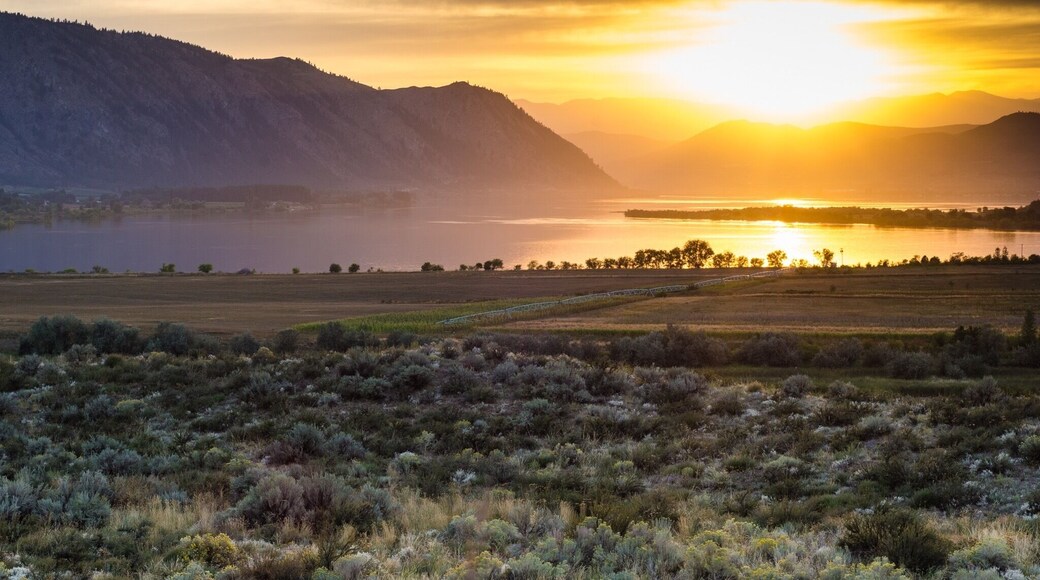 Image was taken looking south towards Brewster WA along the Columbia River.