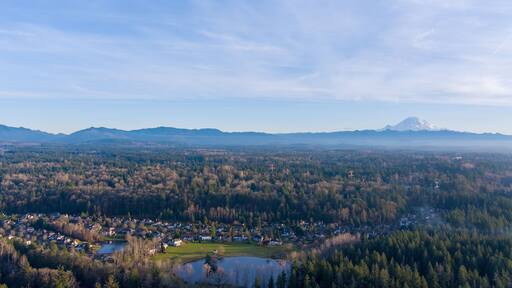 Mount Rainier from Covington, Washington