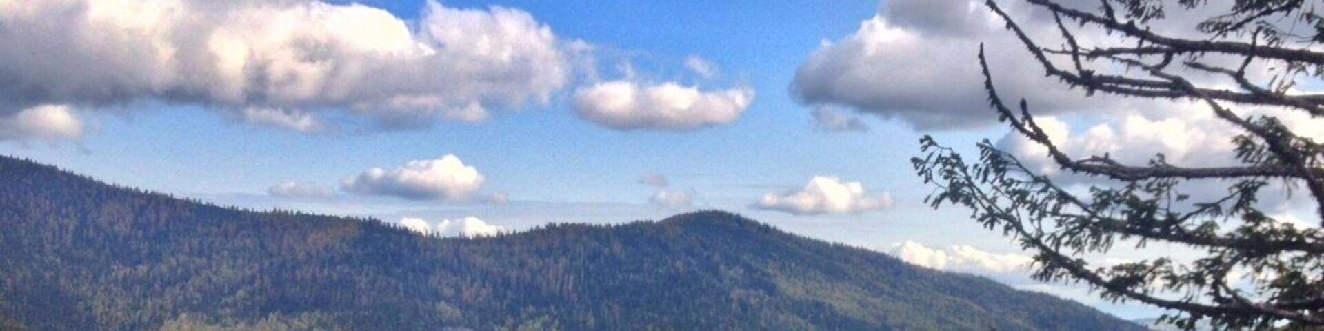 Beautiful changing of the season near Republic, Washington.